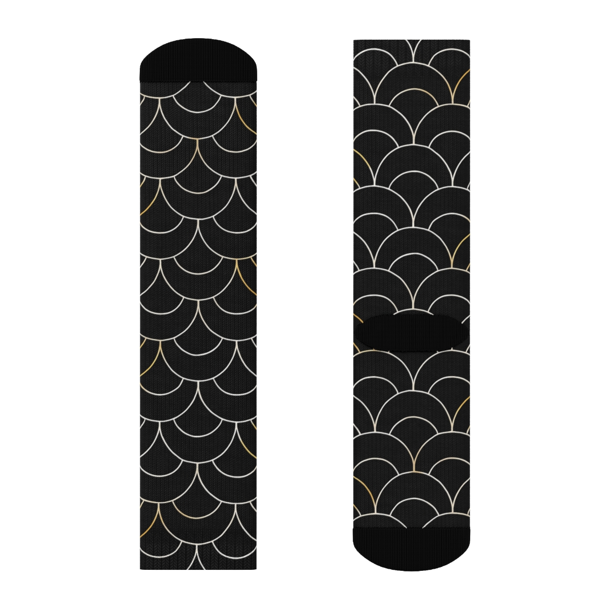 Eclipse Arc Banding soft everyday crew socks