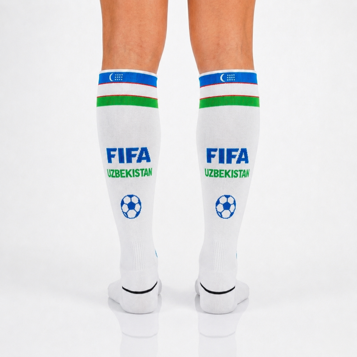 Unisex FIFA 2026 Uzbekistan Soccer Fan Sports Themed Socks