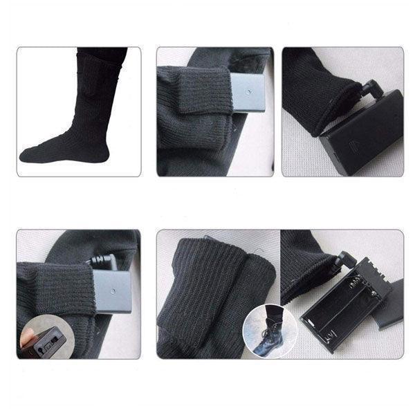 Rechargeable Heated  Electric Socks – Battery Powered WarmthRechargeable Heated  Electric Socks – Battery Powered Warmth - Image 3