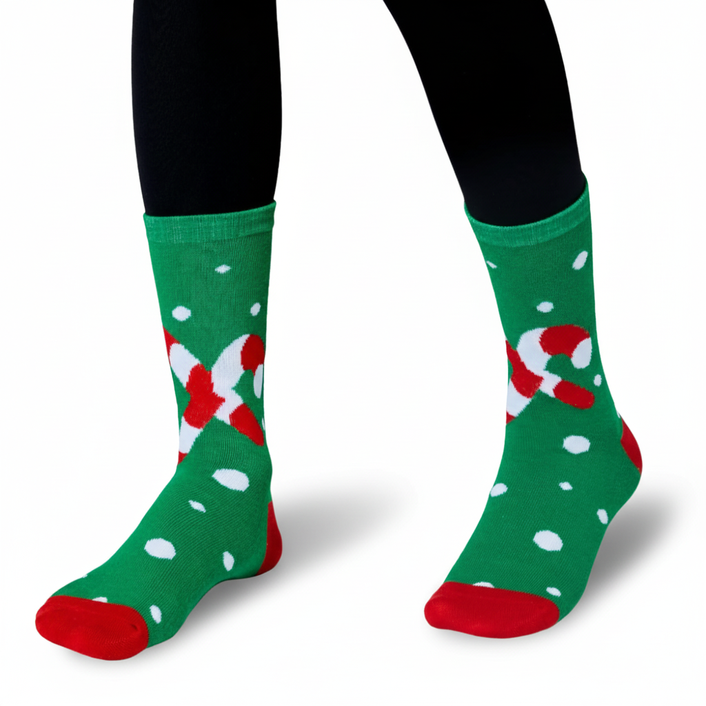 12 Pair Christmas Holiday Sock Collection