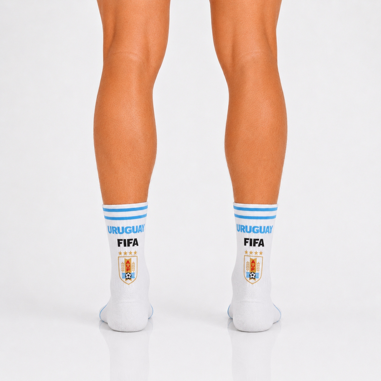 Unisex FIFA 2026 Uruguay Soccer Fan Sports Themed SocksUnisex FIFA 2026 Uruguay Soccer Fan Sports Themed Socks - Image 4