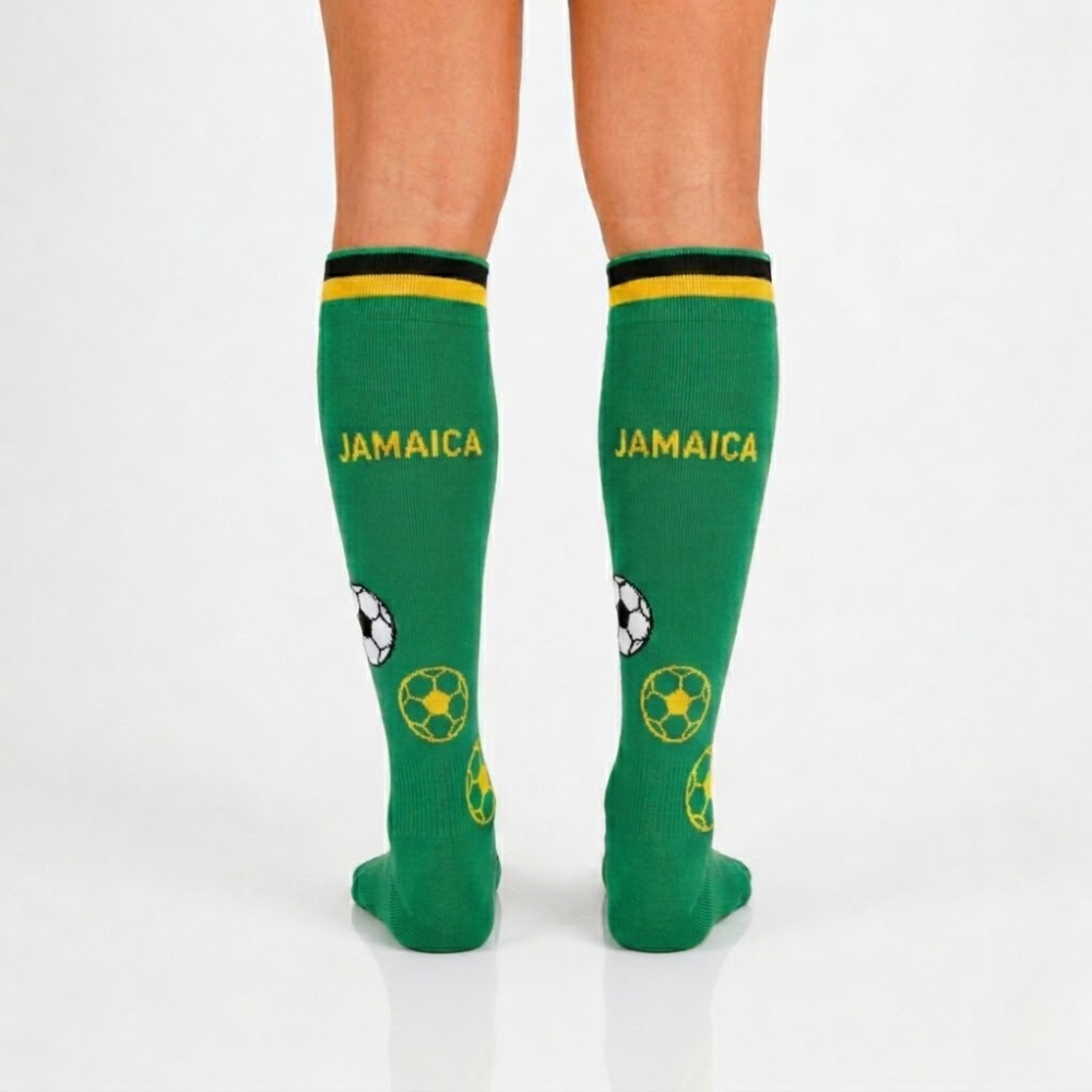 Unisex FIFA 2026 Jamaica Soccer Fan Sports Themed Socks