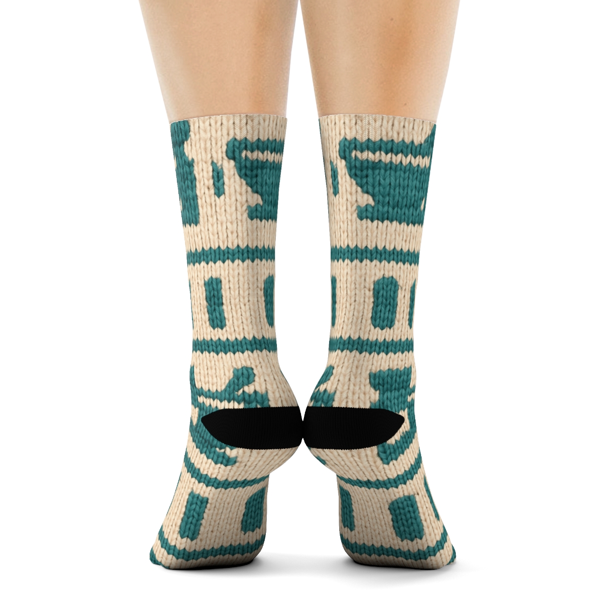 Knitted Pharmacy Shelf Bands, Pharmacist Edition personalized crew socks