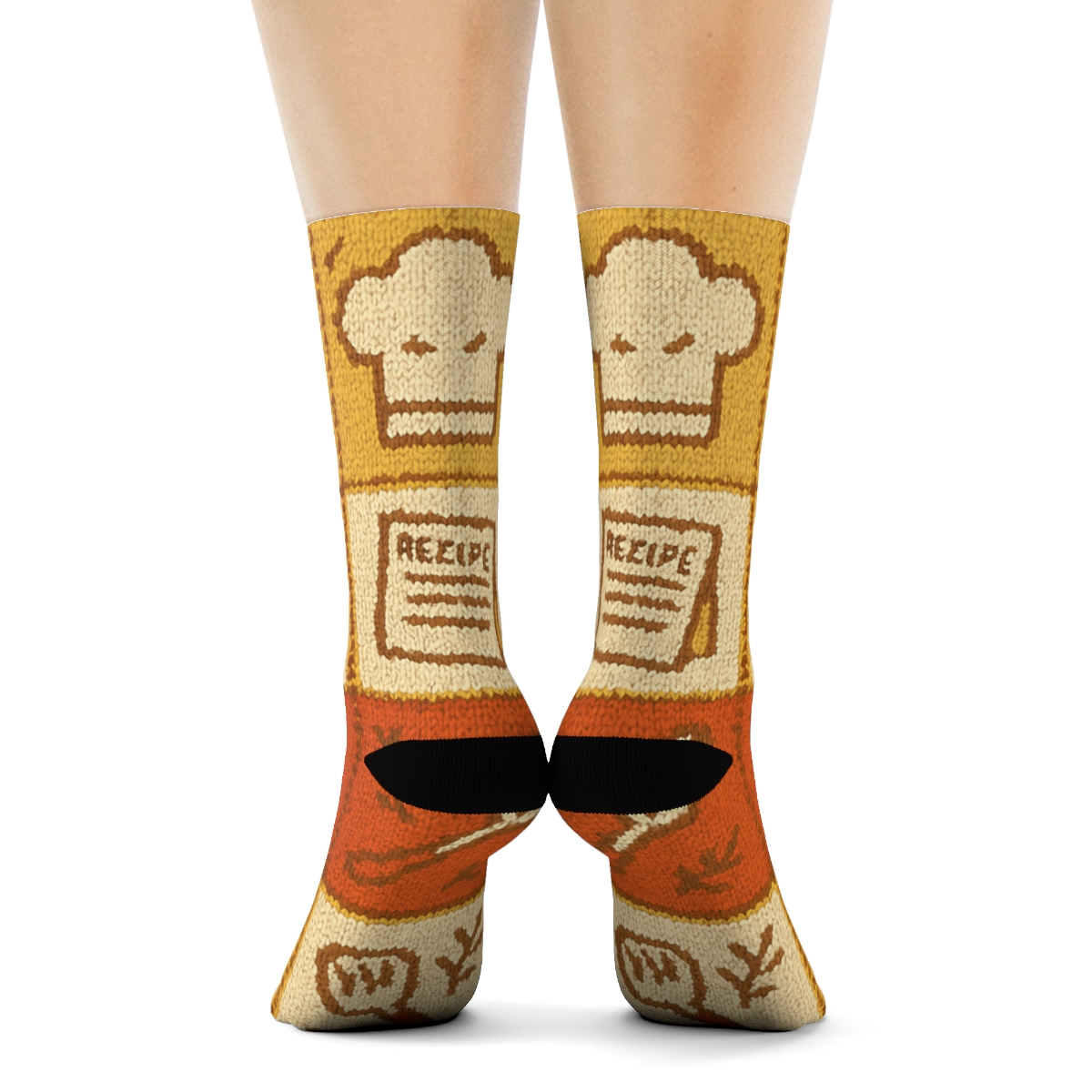 Apron Patchwork Rhythm For Chef soft everyday crew socks