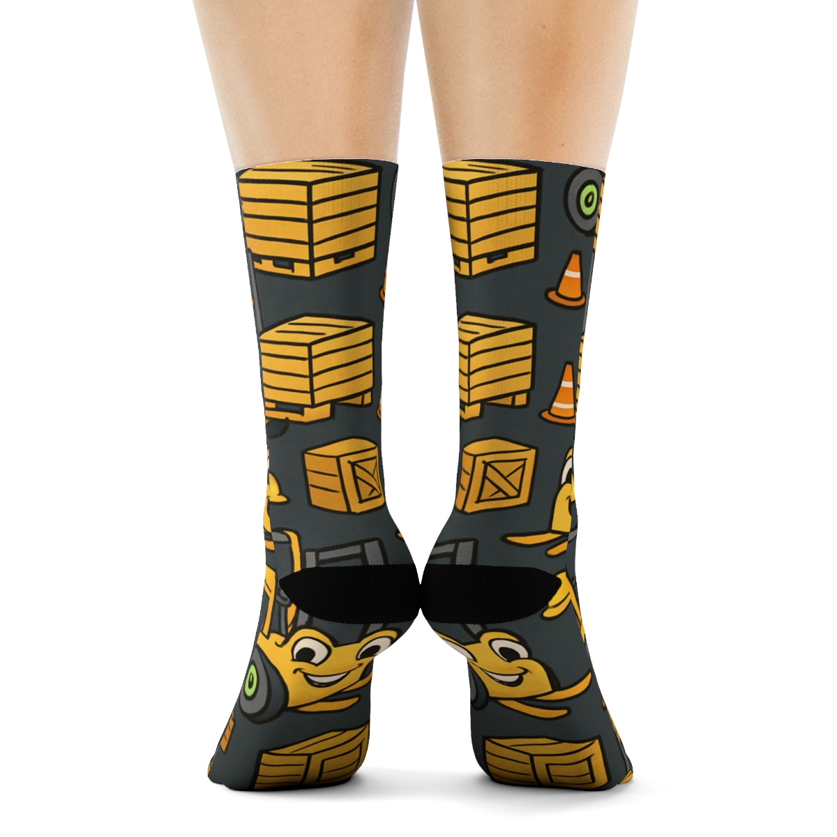 Pallet Parade For The Forklift Operator premium sports crew socks