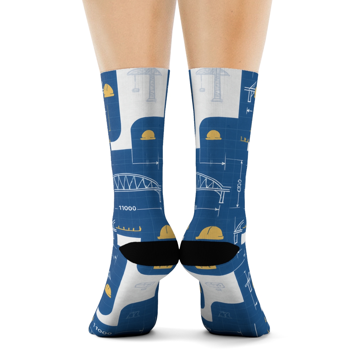 Blueprint Lattice For The Civil Engineer stylish athletic crew socks