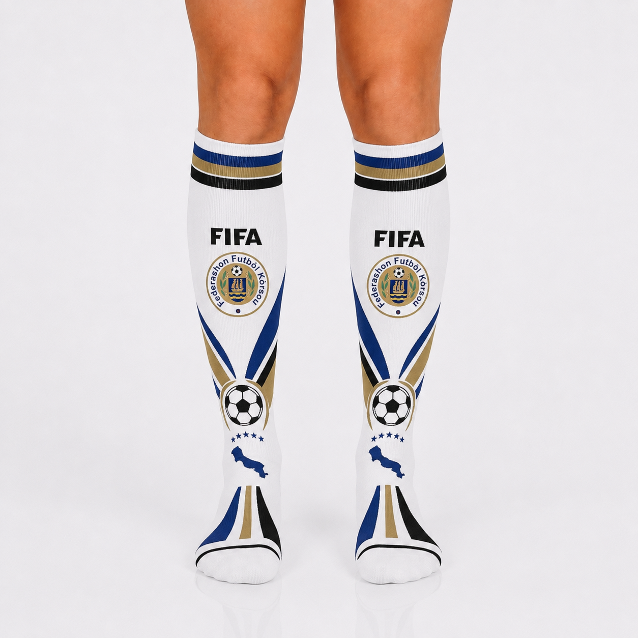 Unisex FIFA 2026 Curaçao Soccer Fan Sports Themed Socks