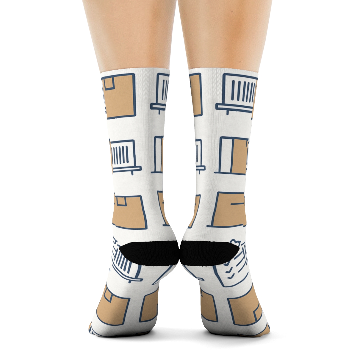 Inventory List Grid For Warehouse Worker Shift unique graphic crew socks