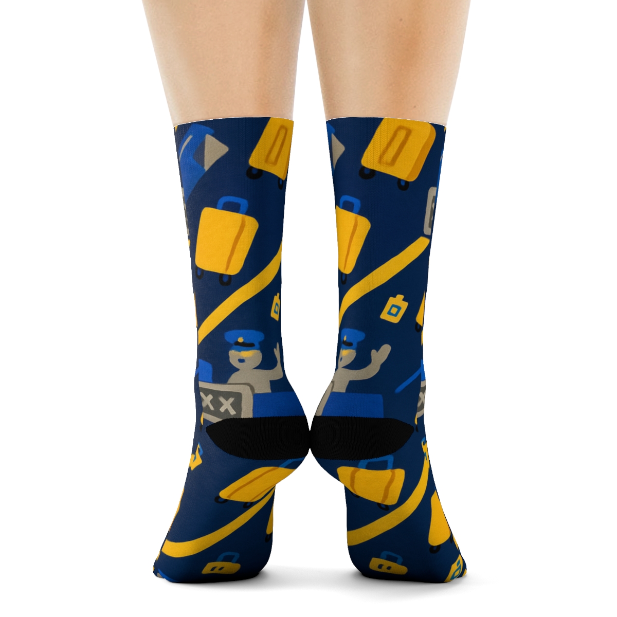 Luggage Lane Parade Customs Officer Edition premium sports crew socks