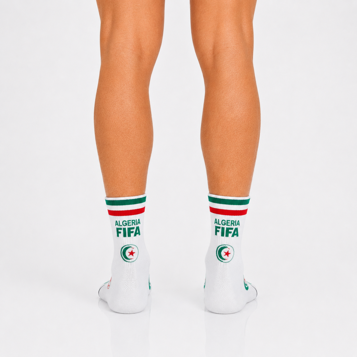 Unisex FIFA 2026 Algeria Soccer Fan Sports Themed SocksUnisex FIFA 2026 Algeria Soccer Fan Sports Themed Socks - Image 4