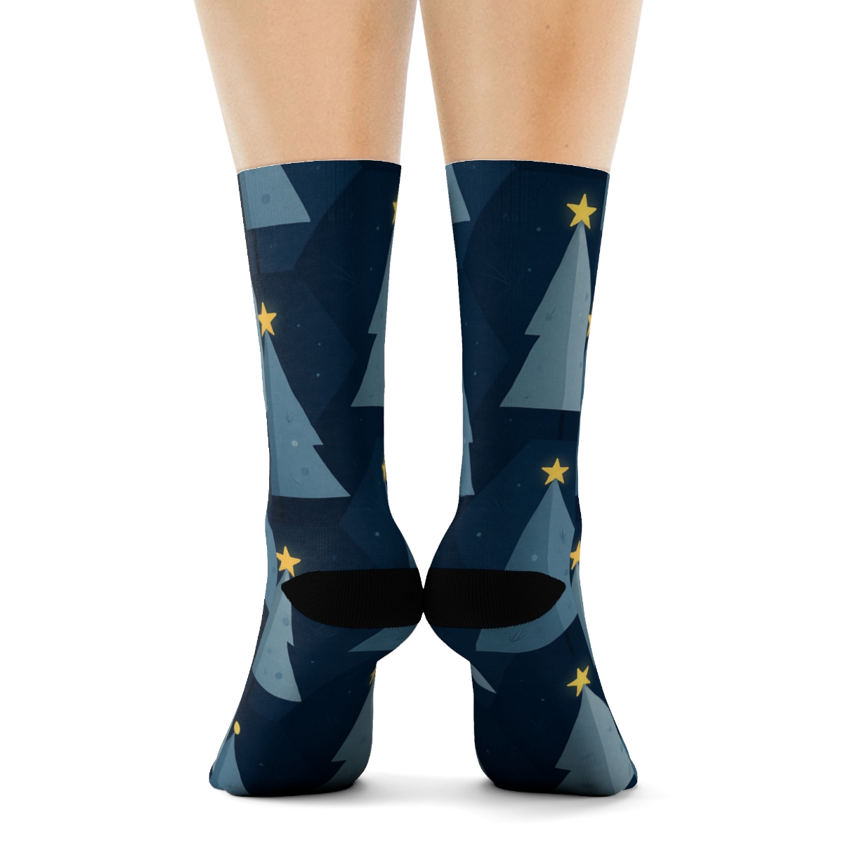 Conical Tree Tessellation Premium Christmas Tree premium sports crew socks
