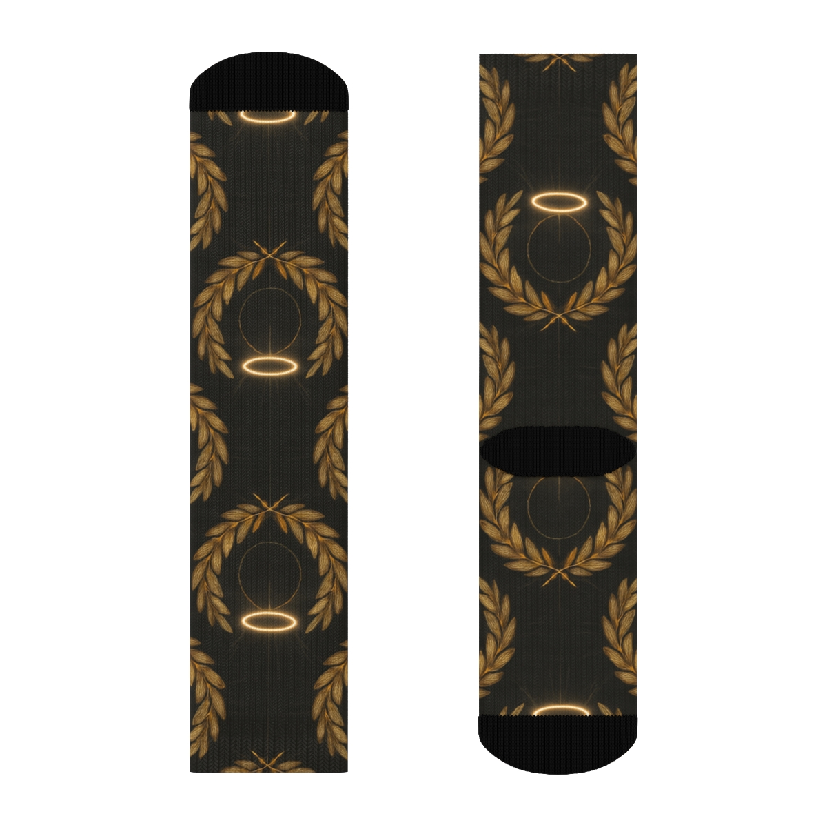 Feathered Crown Repeat Angel Edition comfortable cotton crew socks