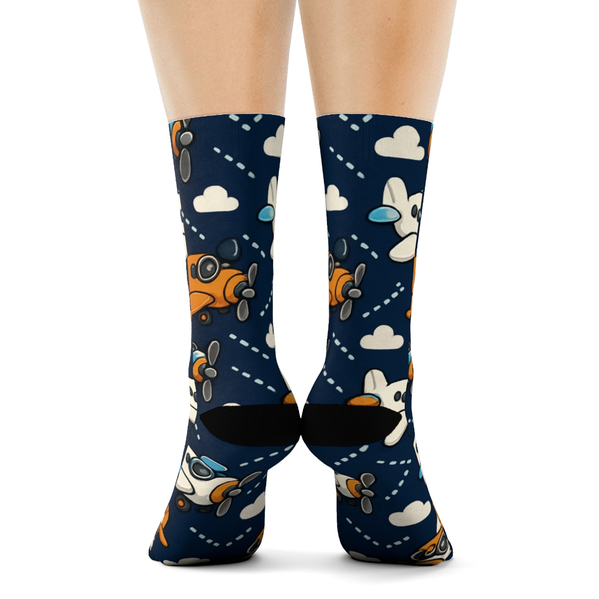 Pilot Cloudway Chevron Skies premium sports crew socks