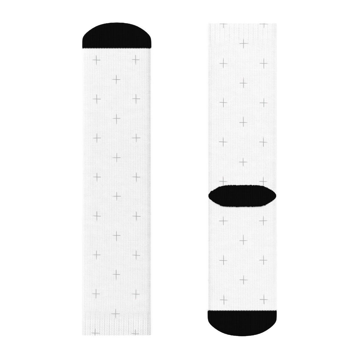 Fine Cross Track custom crew socks