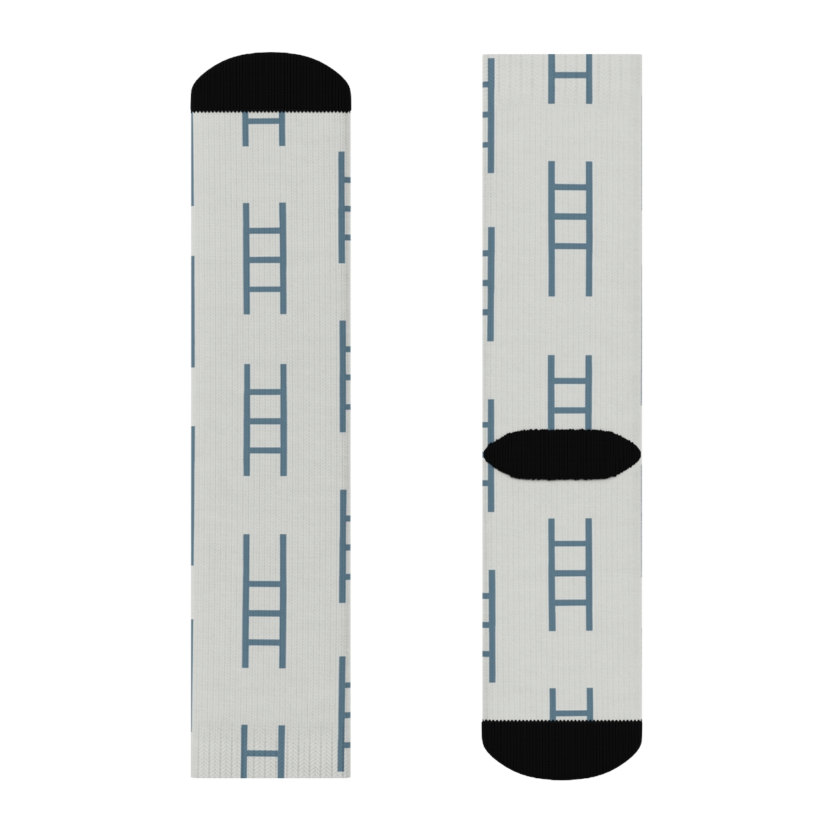 Fine Ladder Shift unique graphic crew socks