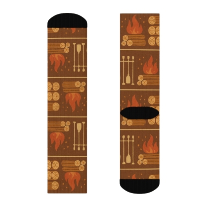 Fireplace Constellation Mantel Bands stylish athletic crew socks