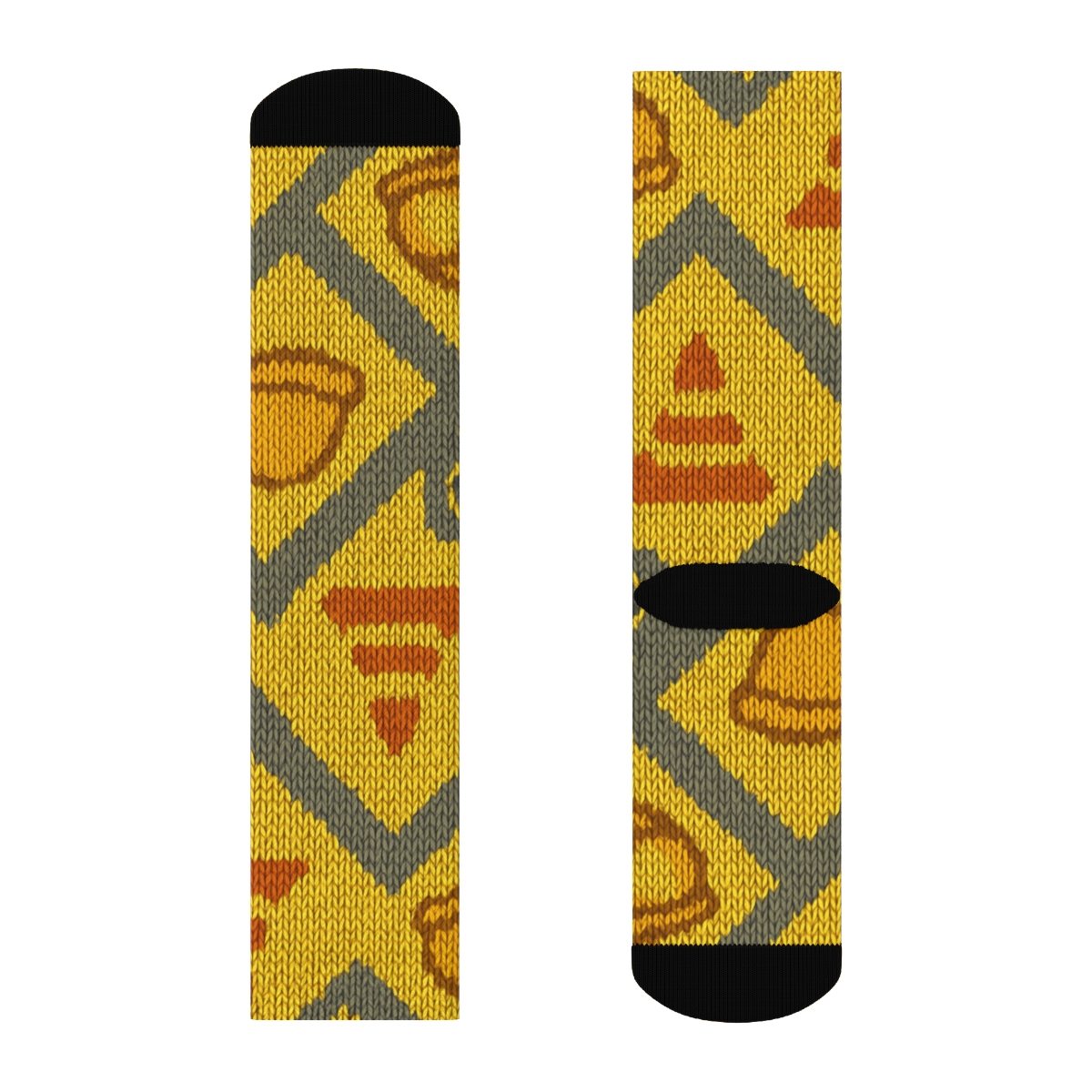 Hard Hat Chevron Pattern Building Inspector Edition soft everyday crew socks