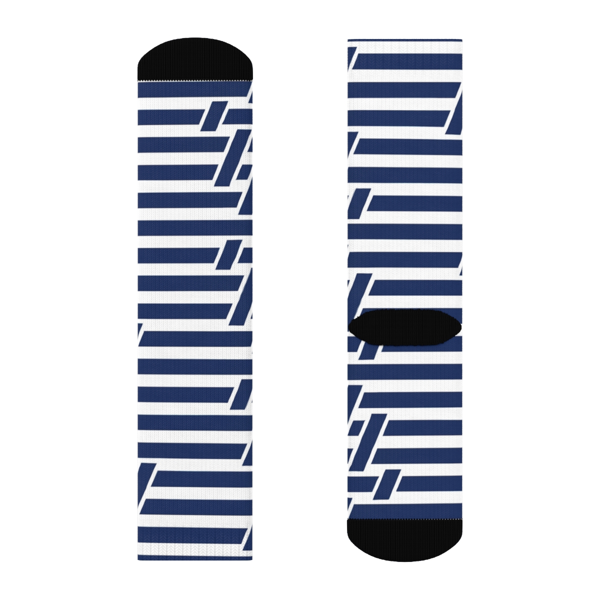 Helio Stripe Interleave premium sports crew socks