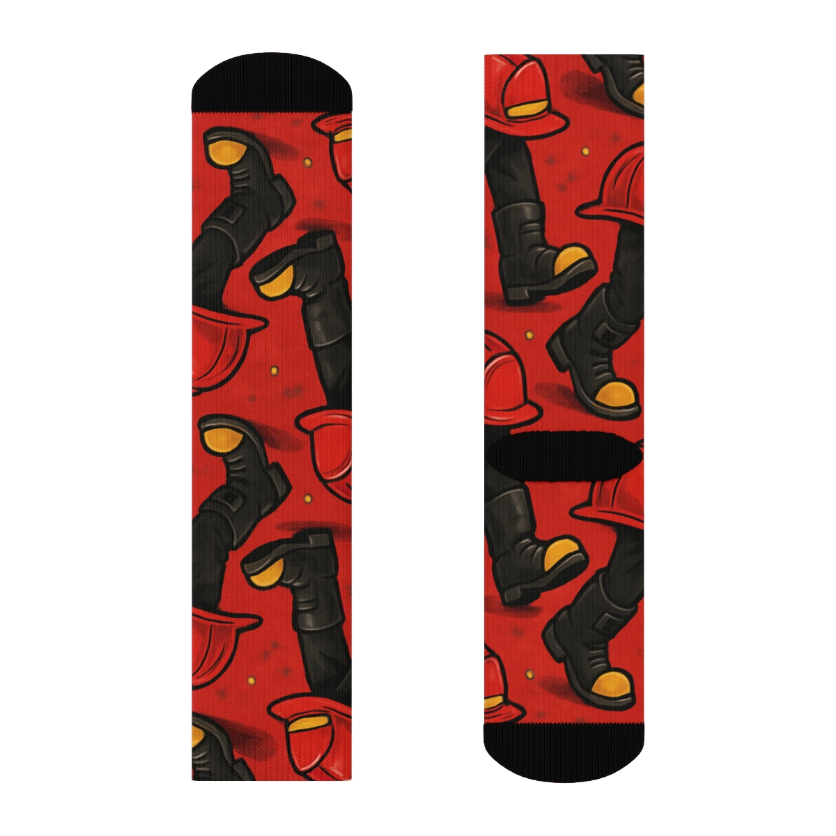 Helmet And Boot Parade Fire Fighter Series premium sports crew socks