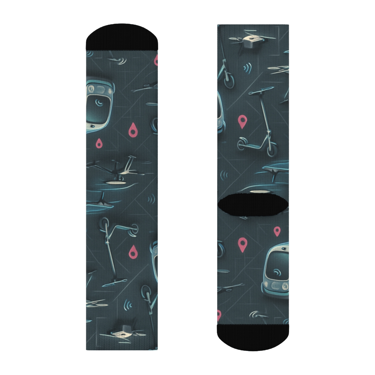 Holographic Transit Weave 2025 stylish athletic crew socks
