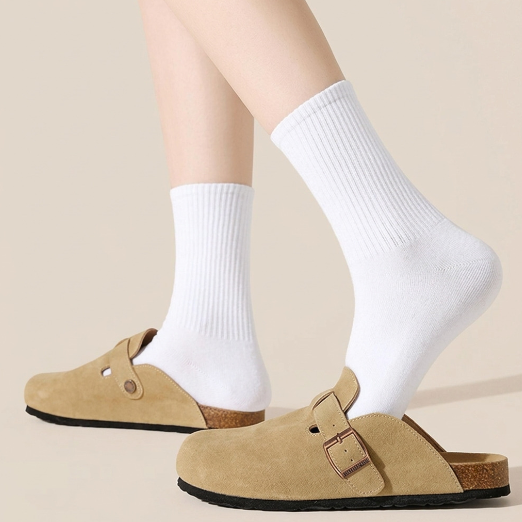 Sweat Absorbent Casual Deodorant Socks For Men And Women