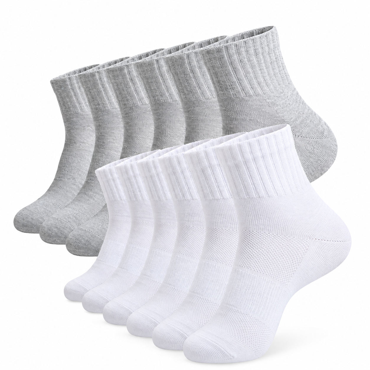 Minimalist Knit Casual Sports Socks with Everyday Comfort for Women