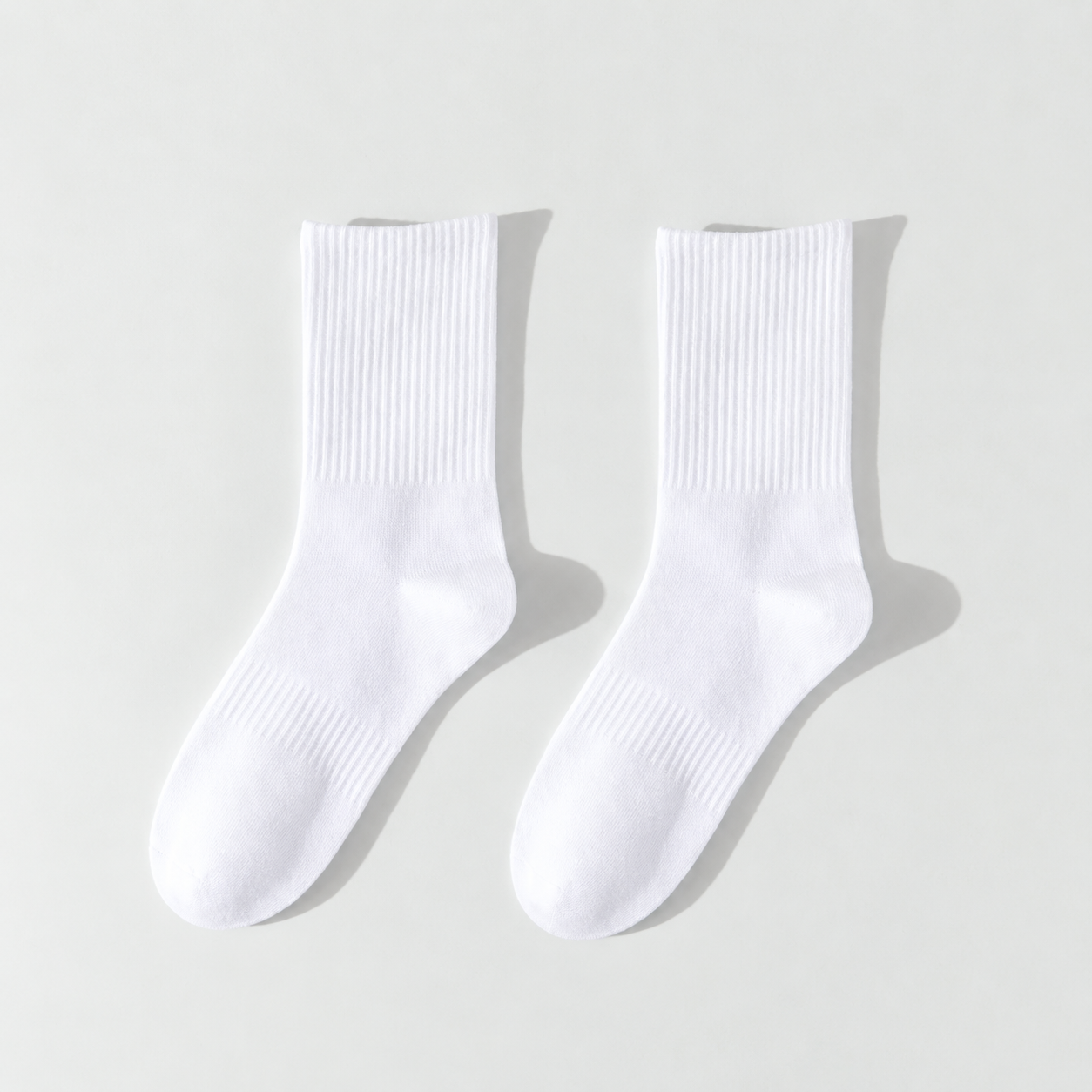 Pack of 15 Moisture Wicking Mid Length Casual Socks with Soft Everyday Comfort for Men