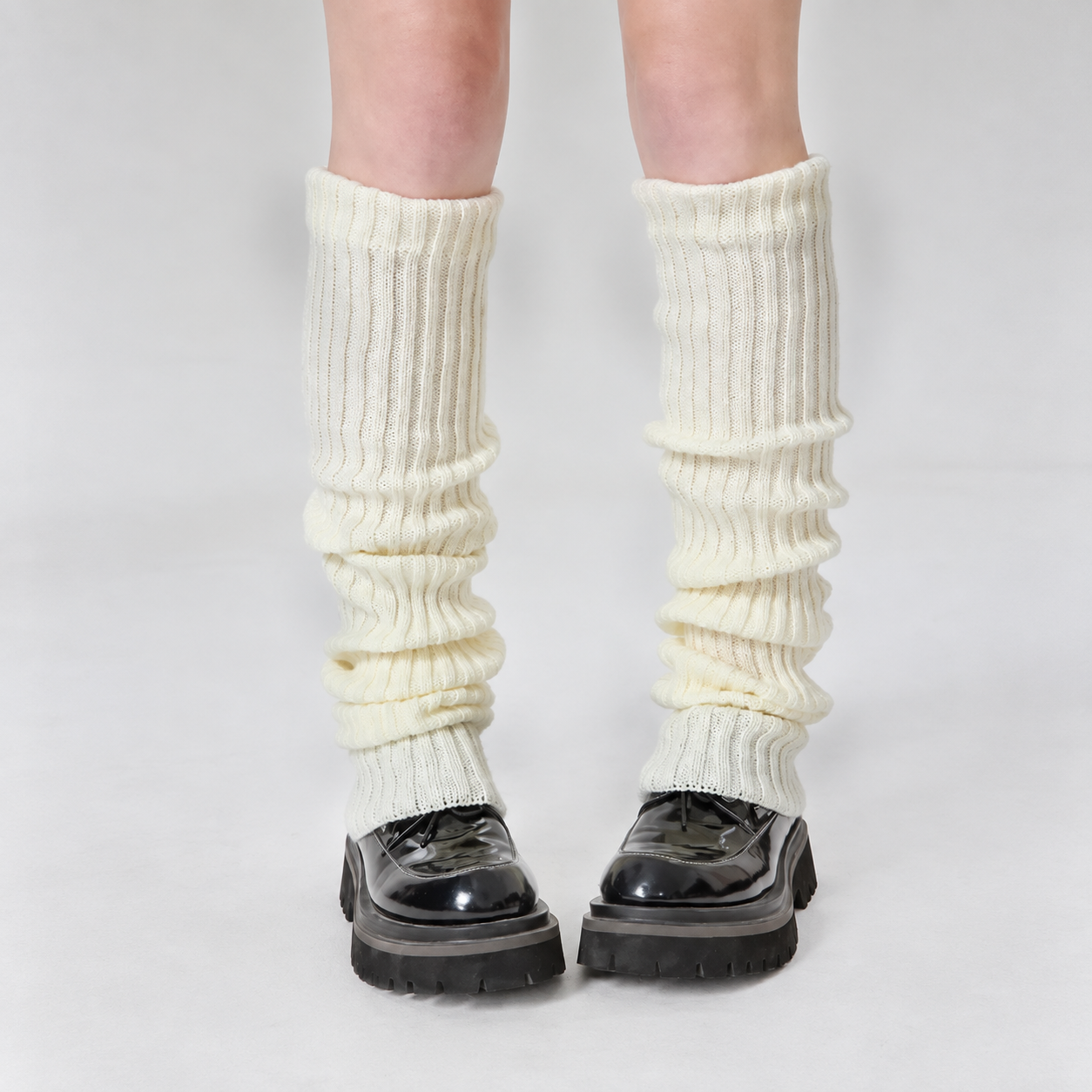 Solid Colored Casual Classic Long Warmers For Women