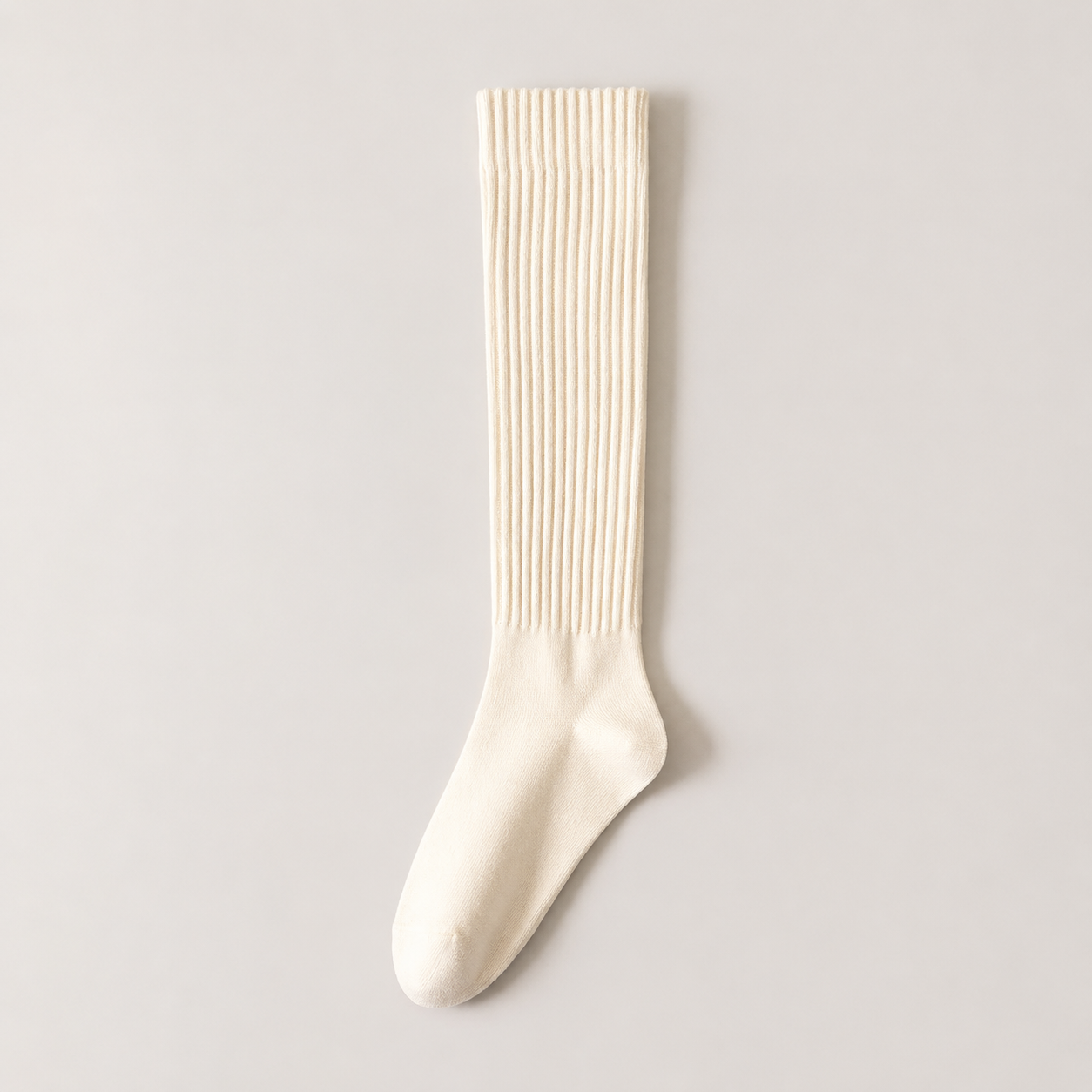 Thick Striped Winter Socks with Slim Stretch Fit for Women