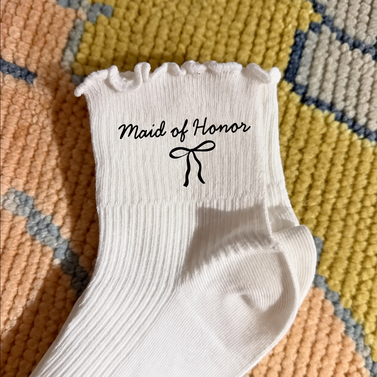 Bridal Party Celebration Socks for Wedding Day and Gift Giving for Women