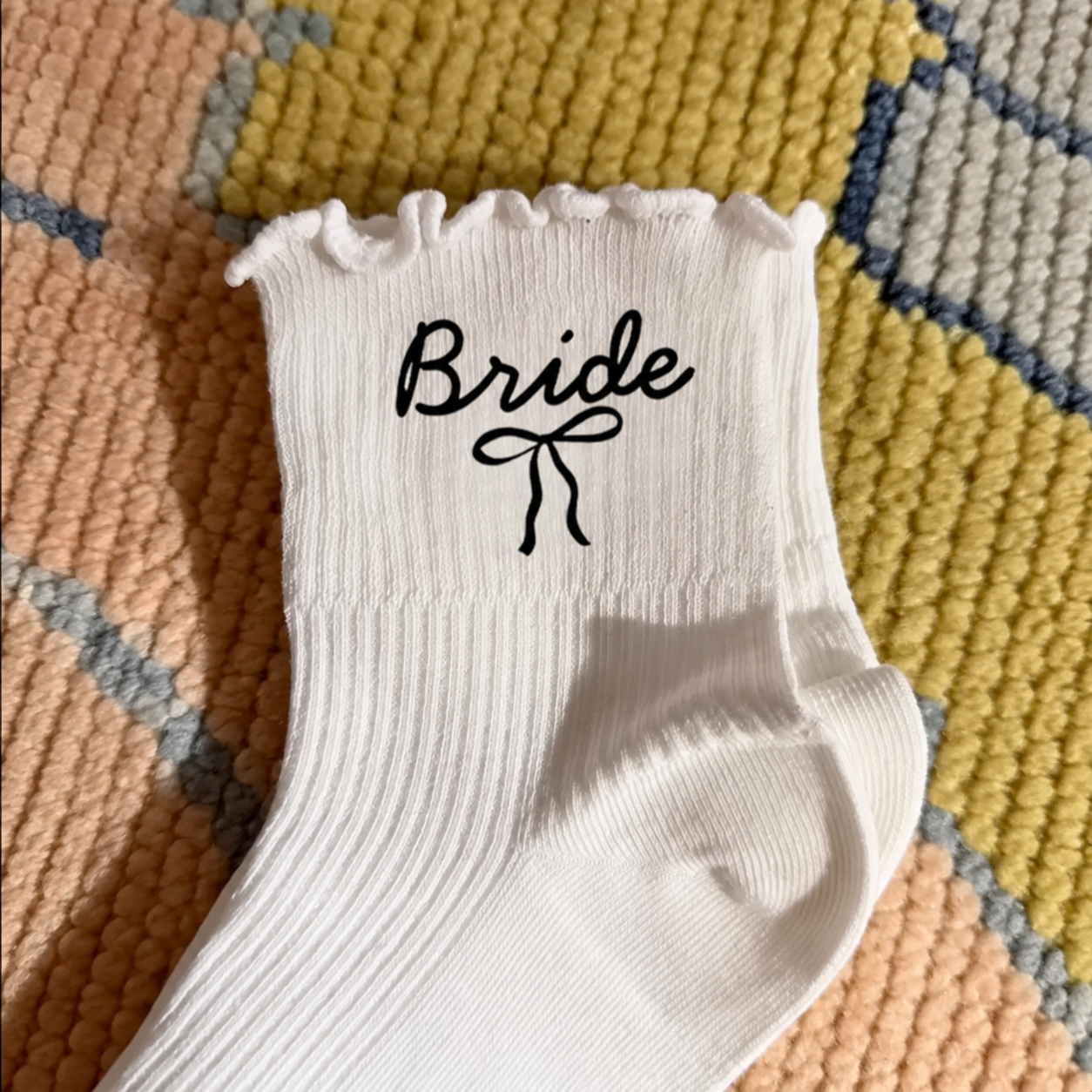 Bridal Party Celebration Socks for Wedding Day and Gift Giving for Women