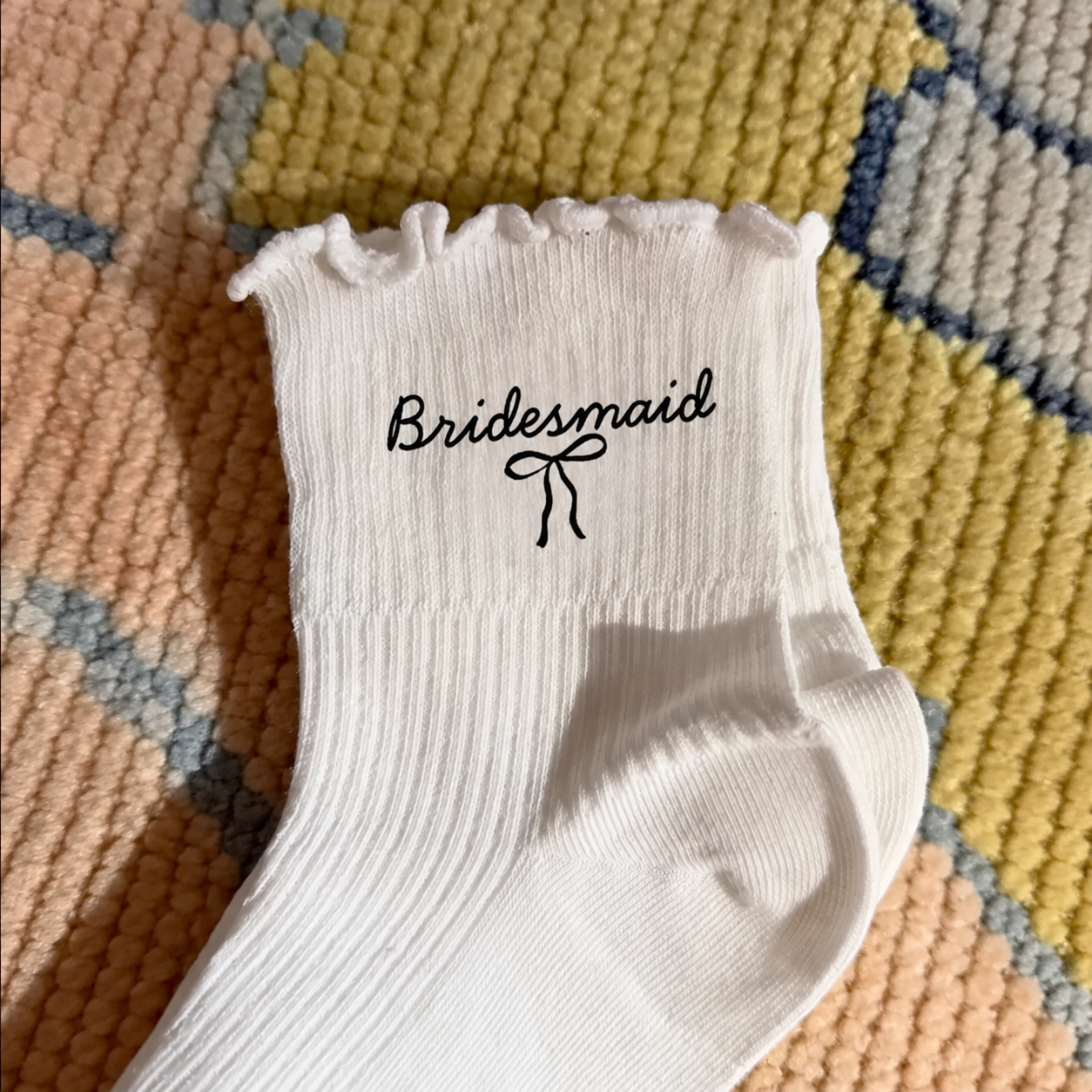 Bridal Party Celebration Socks for Wedding Day and Gift Giving for Women