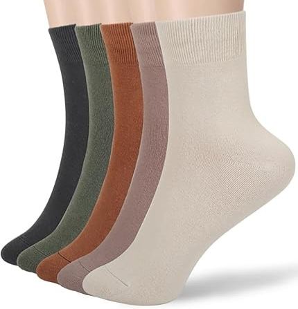 5 Of Pairs Thin Soft Cozy Socks