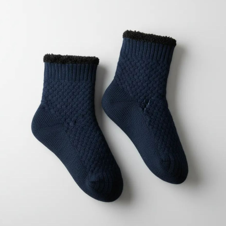 Comfy Knit Fleece Lined Indoor Winter Socks