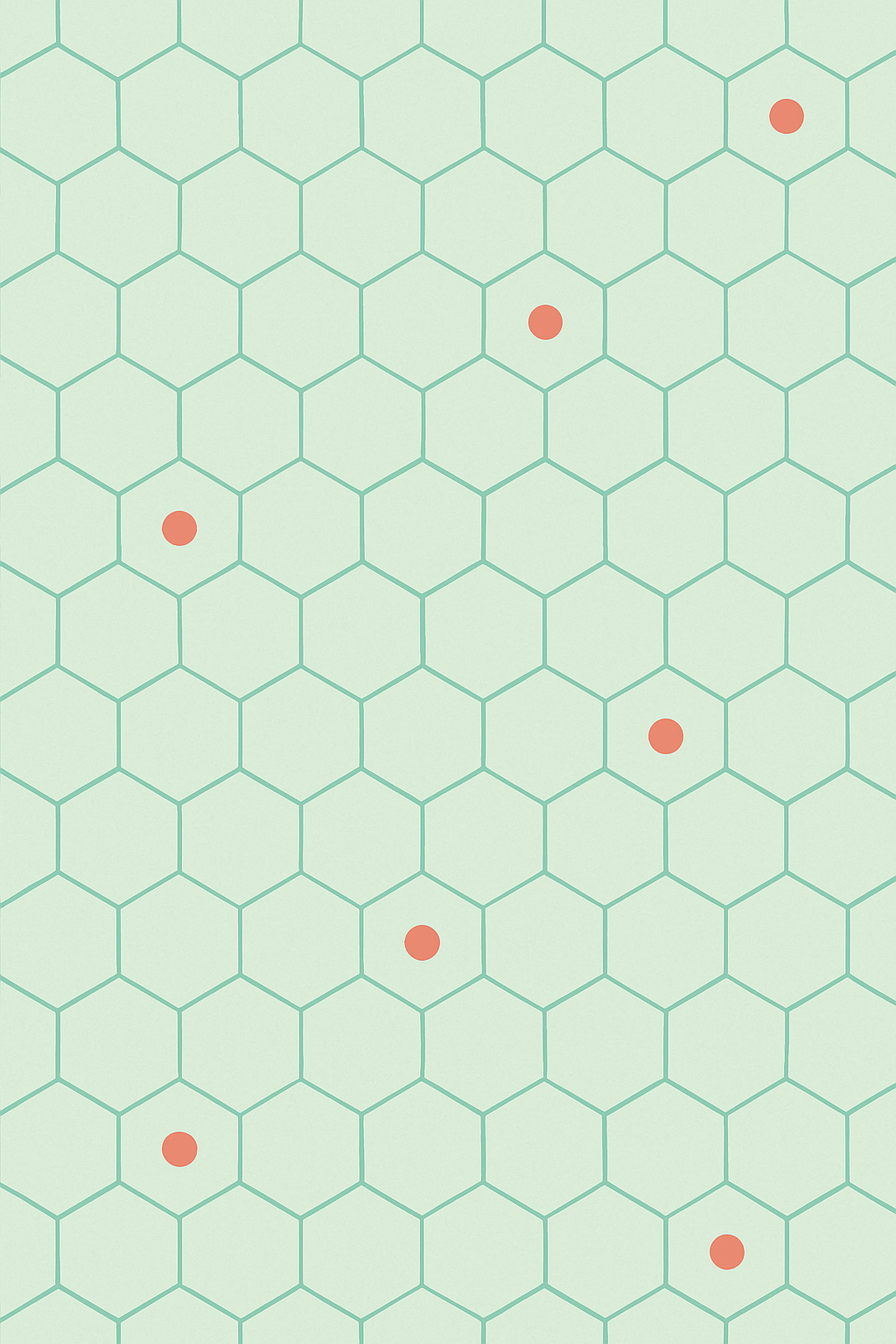 Micro Hex Scatter personalized over-the-knee socks