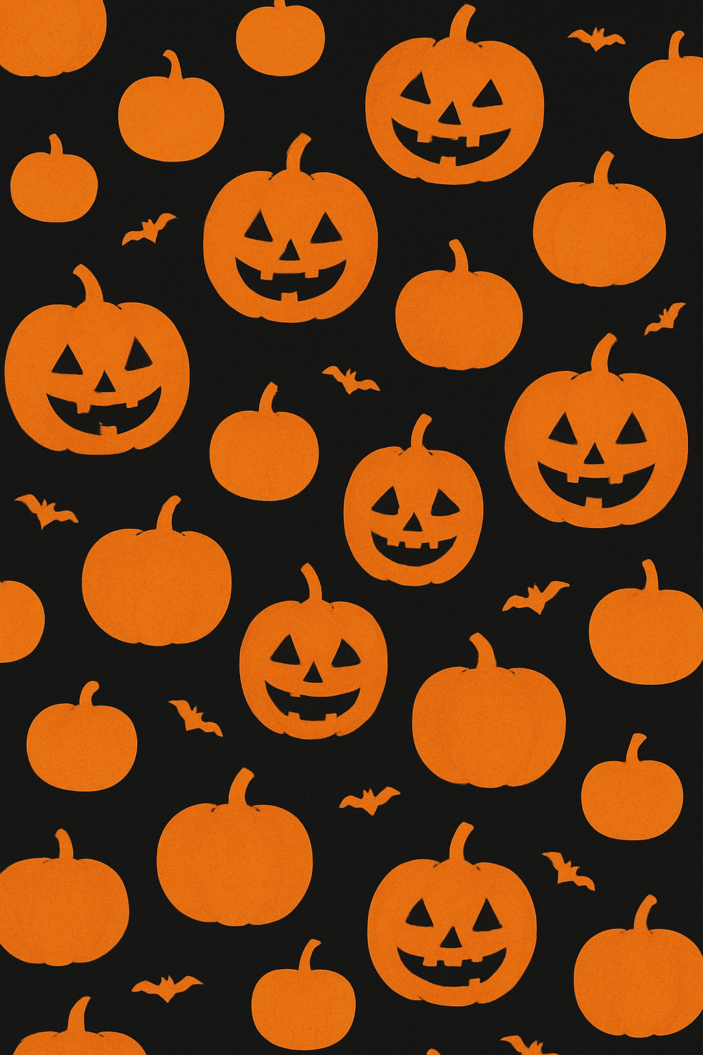 Pumpkin Silhouette Scatter On Black Background personalized over-the-knee socks