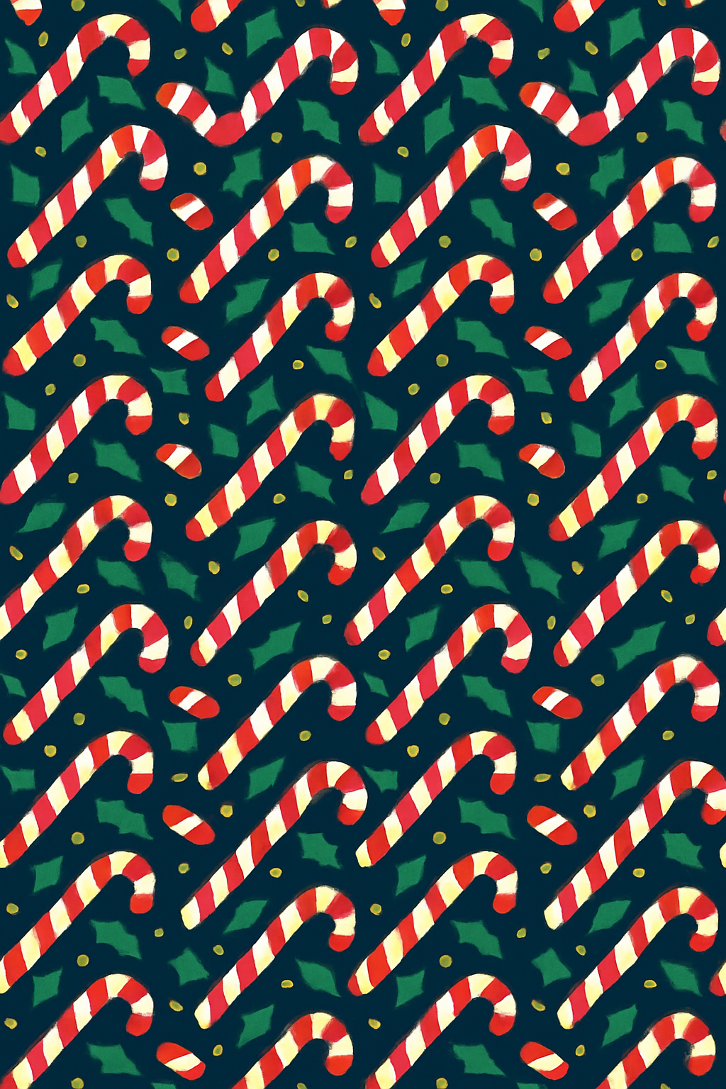 Candy Cane Chevron Tessellation comfortable cotton over-the-knee socks