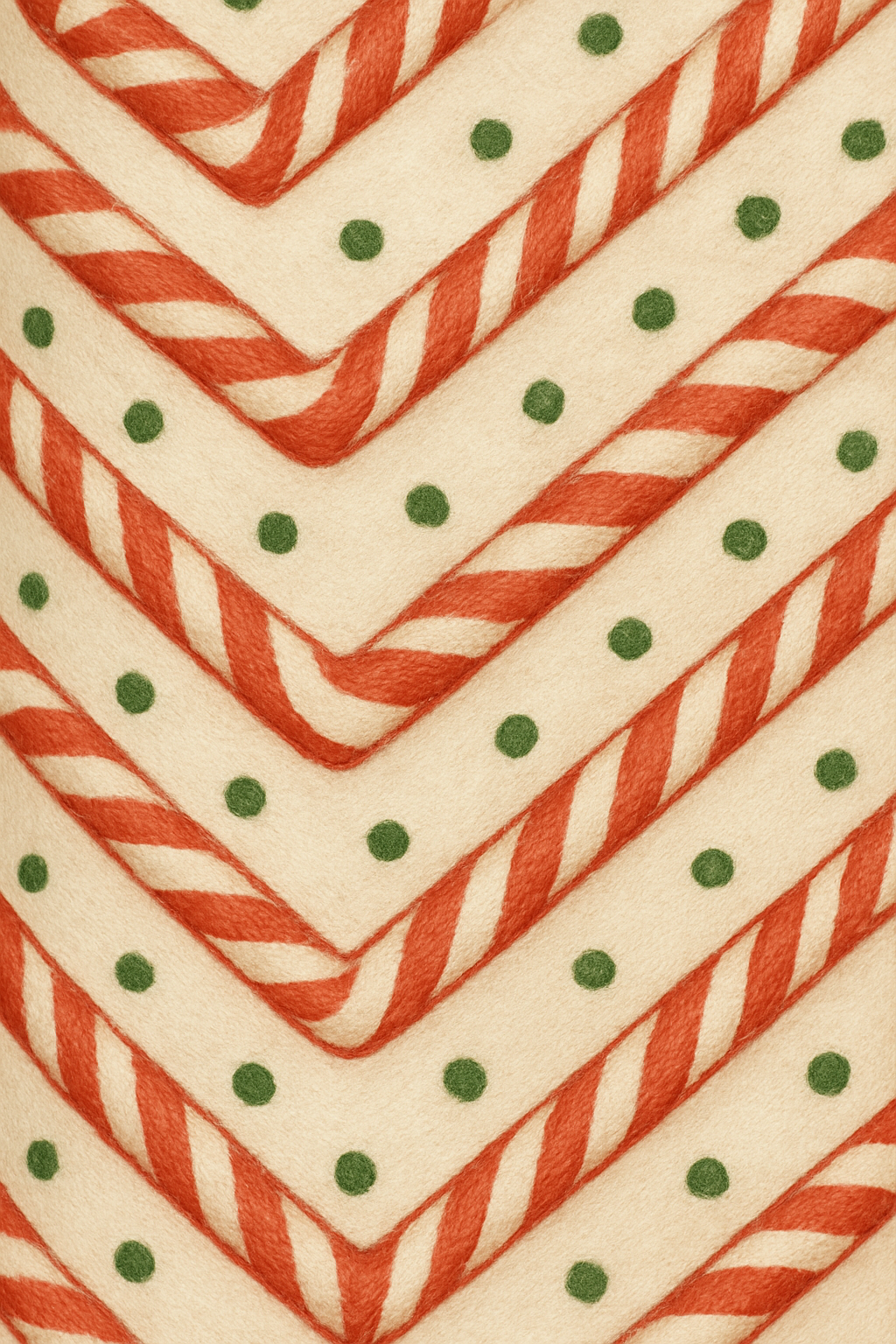Candy Cane Chevron On White Background custom over-the-knee socks
