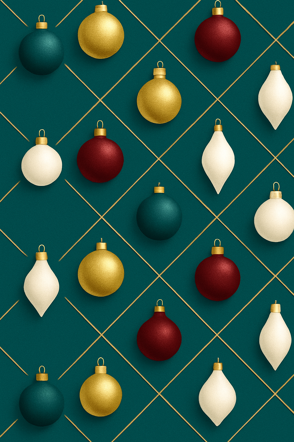 Ornament Lattice On Teal Background designer print over-the-knee socks