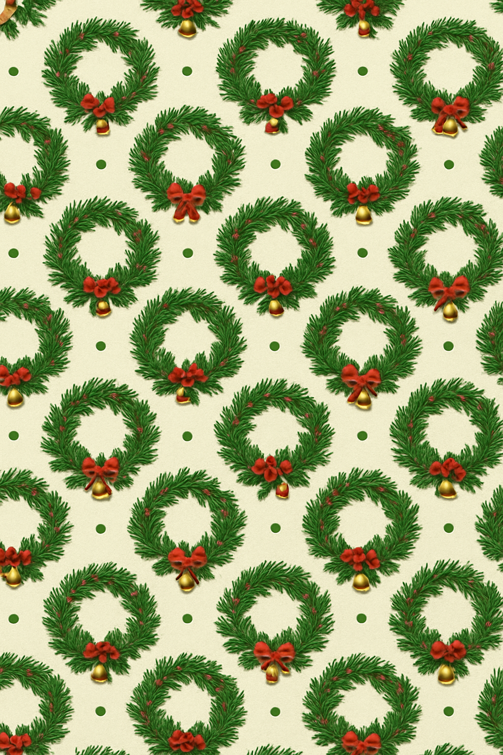 Evergreen Wreath Grid stylish fashion over-the-knee socks