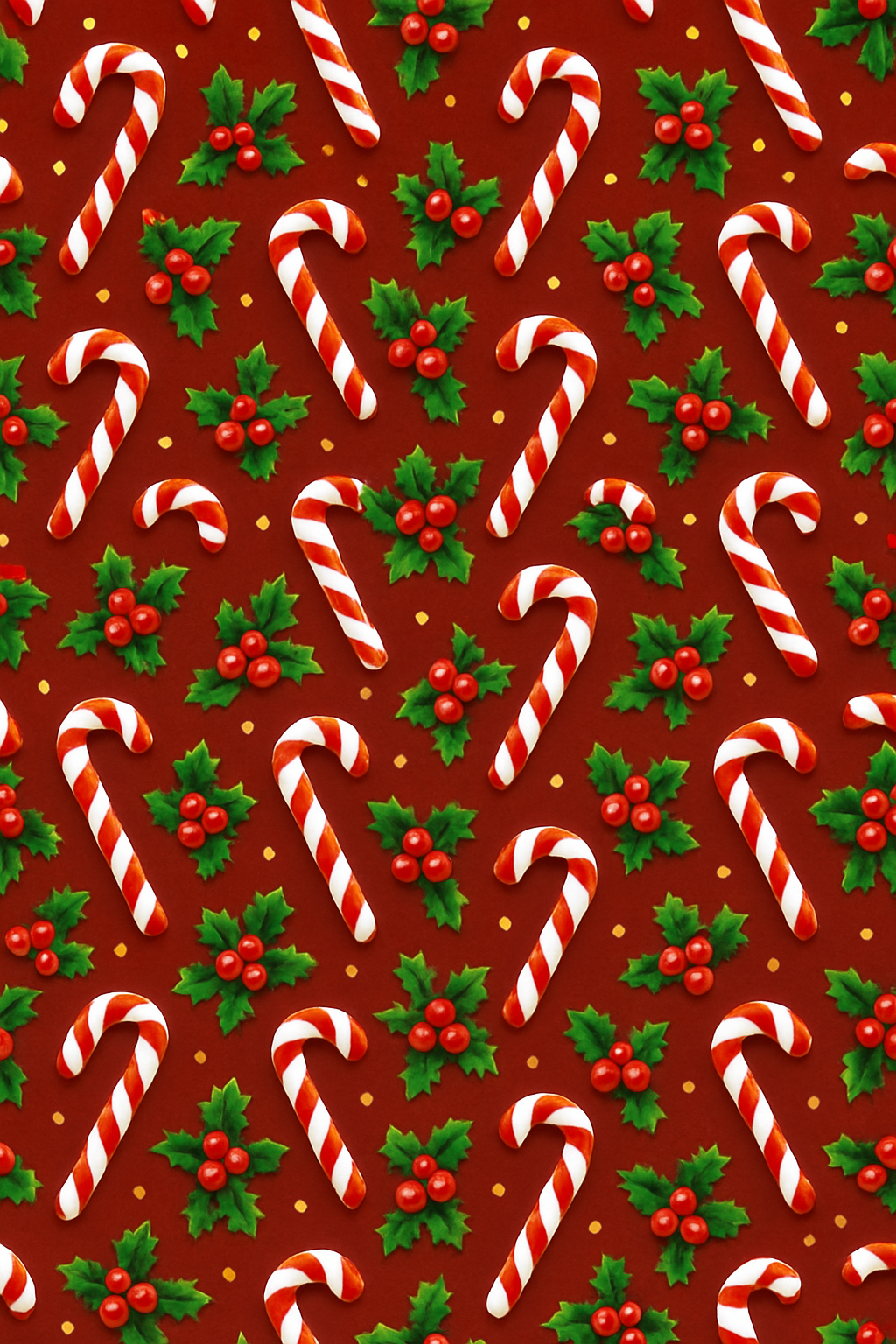 Candy Cane Grid On Red Background premium cozy over-the-knee socks