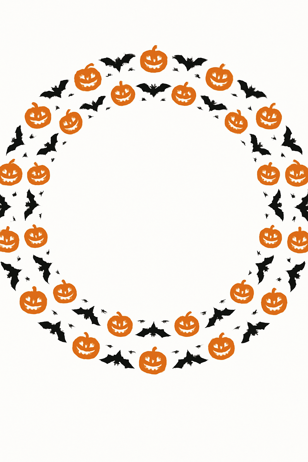 Jack O Lantern Concentric Border On White Background premium cozy over-the-knee socks