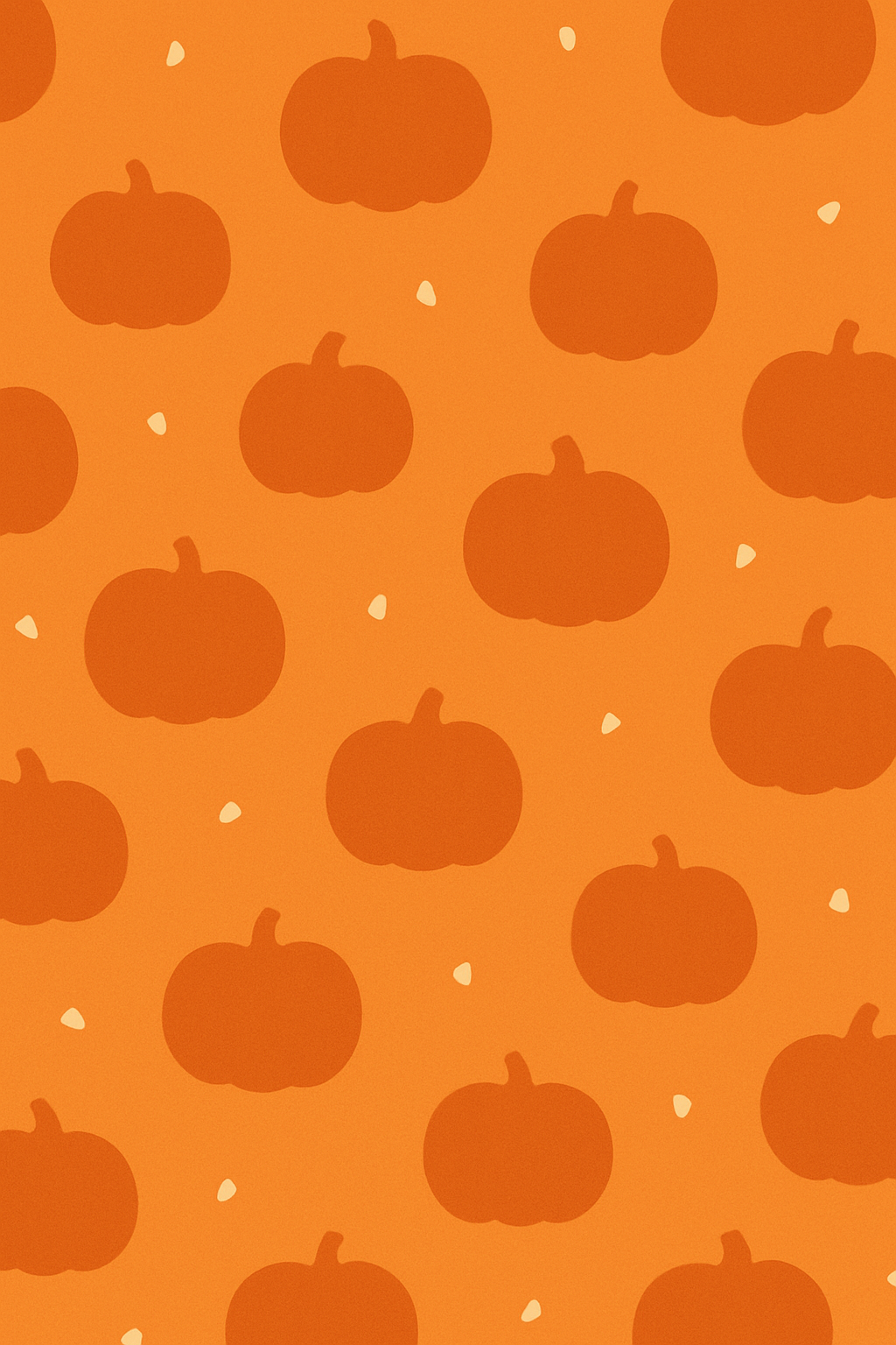 Scattered Pumpkin Silhouettes On Orange Background soft everyday over-the-knee socks