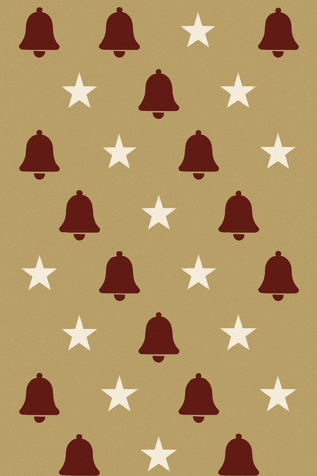 Minimalist Star And Bell Rhythm On Gold personalized over-the-knee socks