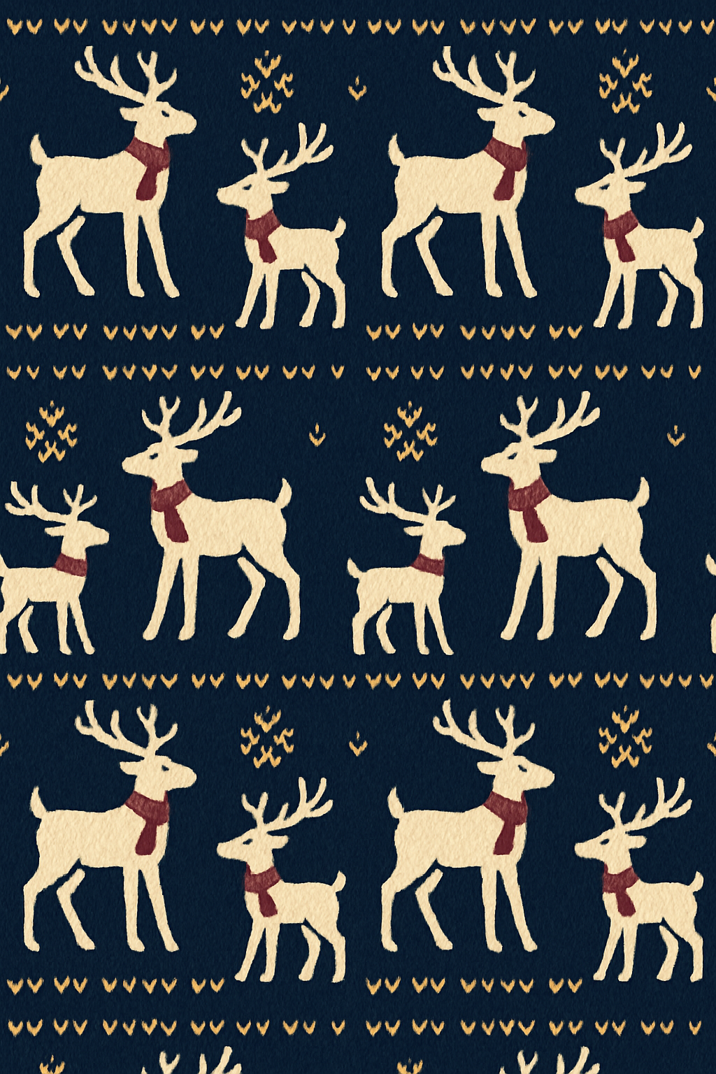 Nordic Reindeer Chevron personalized over-the-knee socks