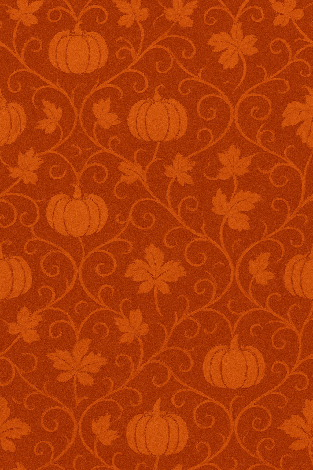 Pumpkin Vine Lattice On Orange Background unique graphic over-the-knee socks