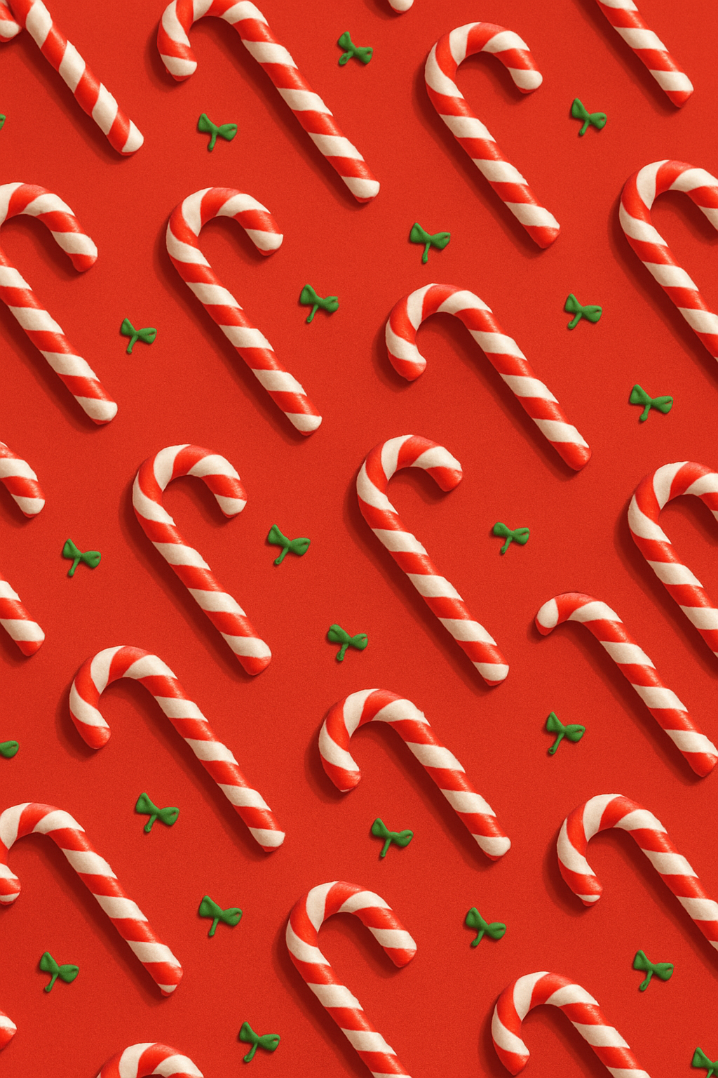 Candy Cane Diagonal Array On Red Background personalized over-the-knee socks