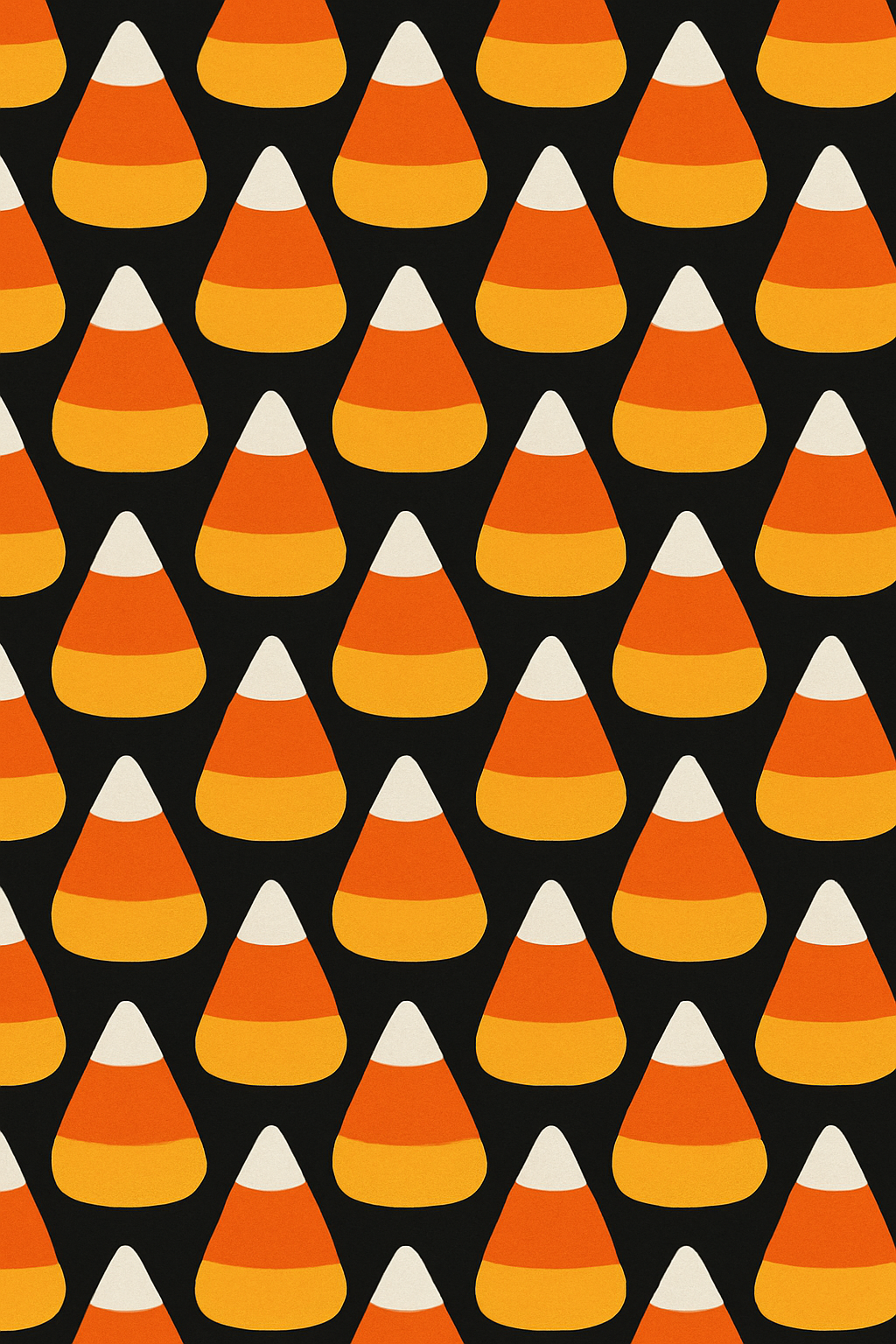 Candy Corn Chevron On Black Background trendy patterned over-the-knee socks