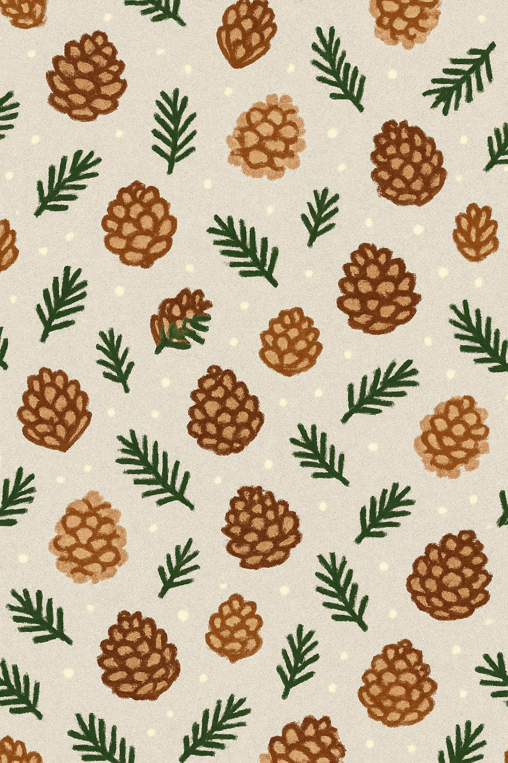 Pinecone Scatter personalized over-the-knee socks