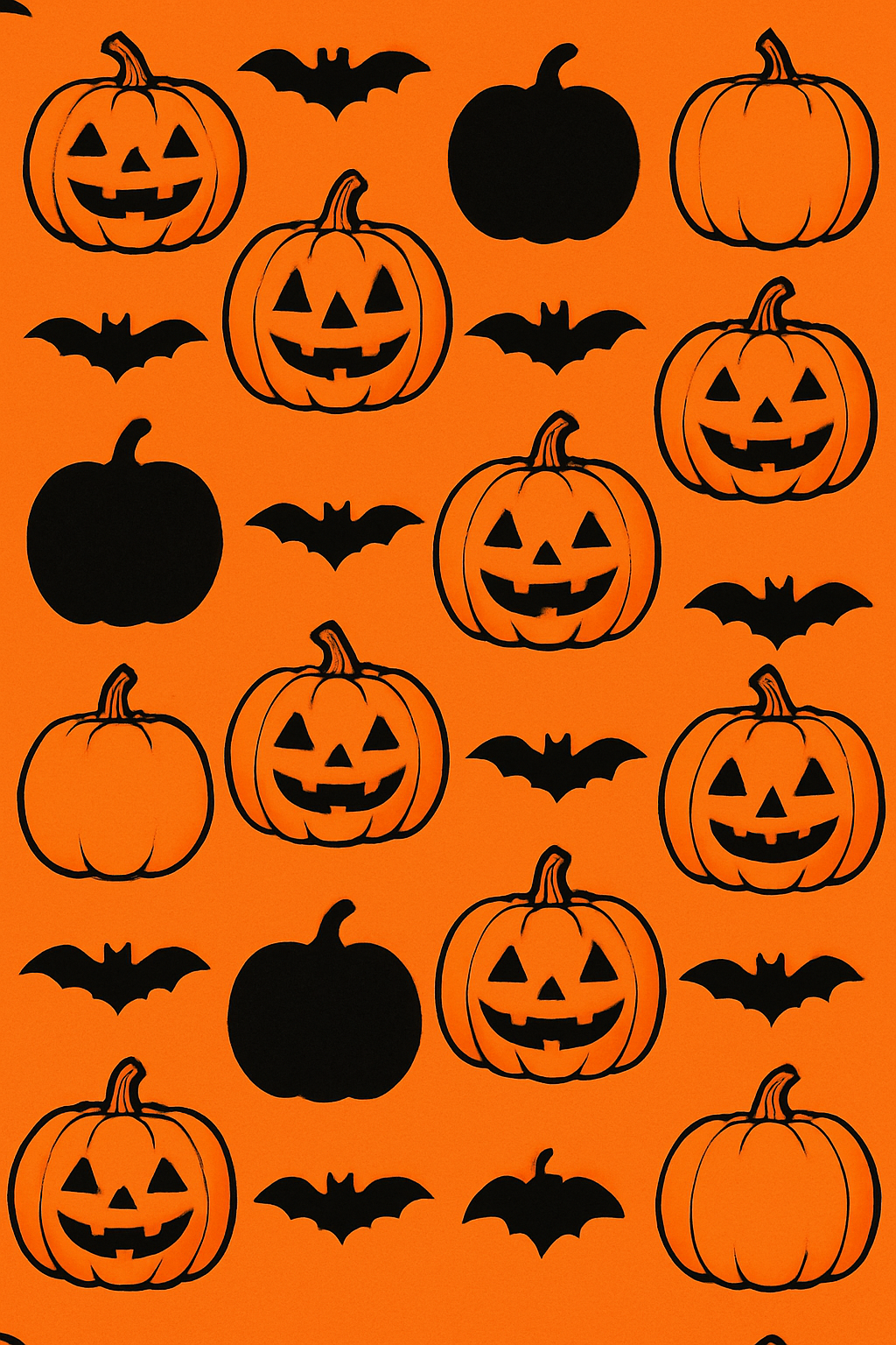 Pumpkin Patch Alternating Grid On Orange Background stylish fashion over-the-knee socks